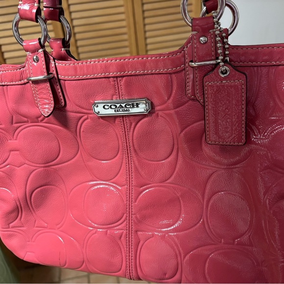 Coach Pink Tote Bag - Picture 2 of 9